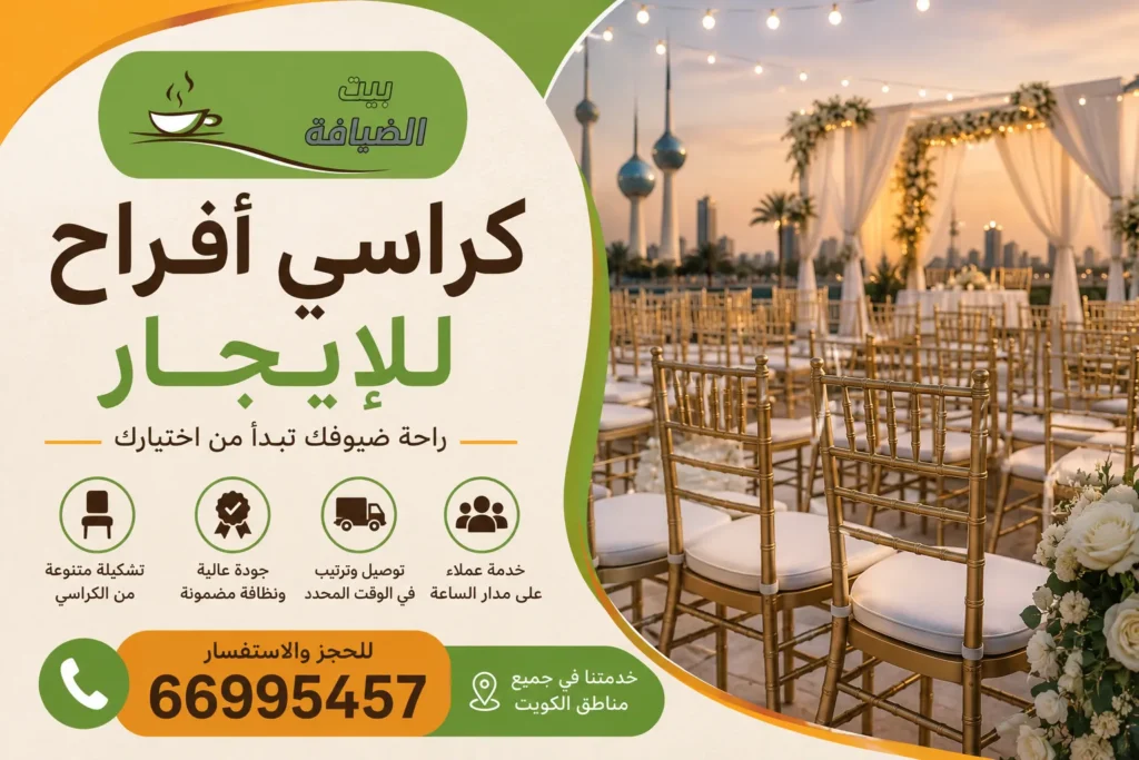 كراسي أفراح للإيجار